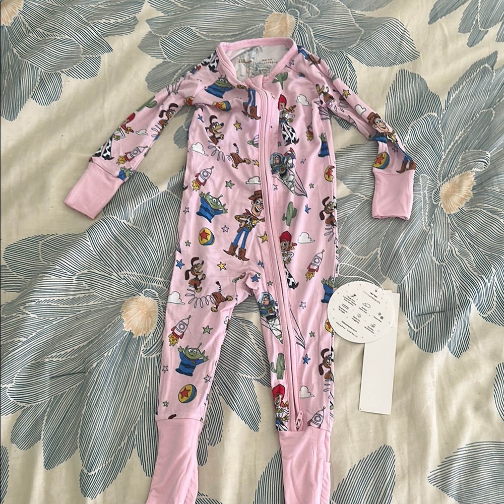 New with tags Little Sleepies Toy Story Pink Zippy 6-12mo